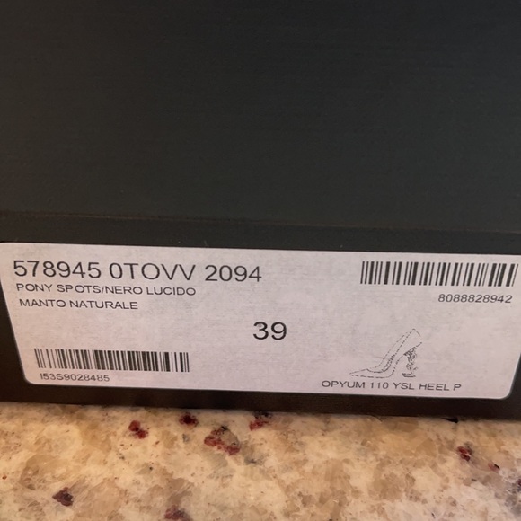 *SOLD*** Newin box YSL Opyum Pony Hair Heels Sz 39 - Picture 4 of 14